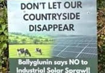 Solar farm protest billboards ripped down