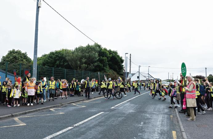 School celebrates RSA Award as students lead the way in road safety campaign