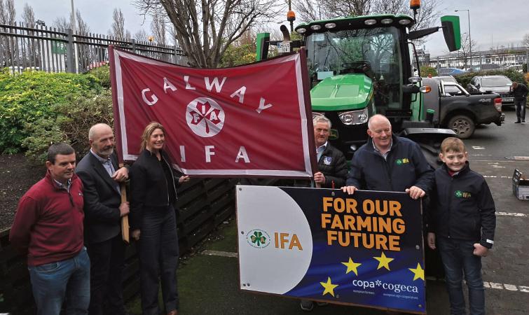 Galway IFA reps travel to Brussels for protest